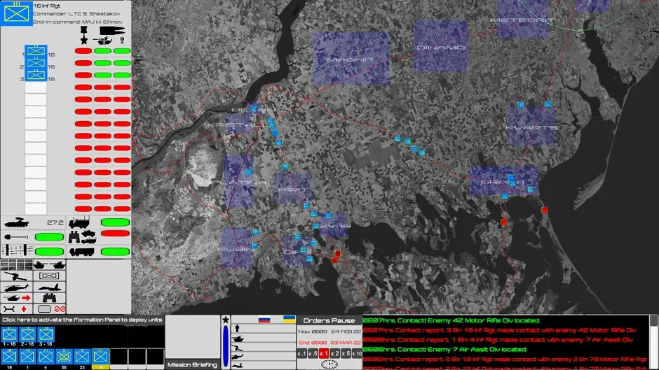 Кадър от Maneuver Warfare 2: BTG