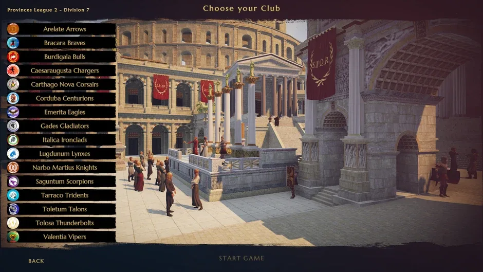 Кадър от Ludus Magnatus: Gladiator Manager Simulator