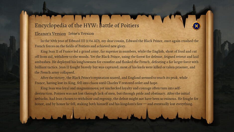Screenshots Fire & Crown: A Romantic Tale of the Hundred Years' War