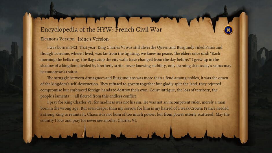 Screenshots Fire & Crown: A Romantic Tale of the Hundred Years' War