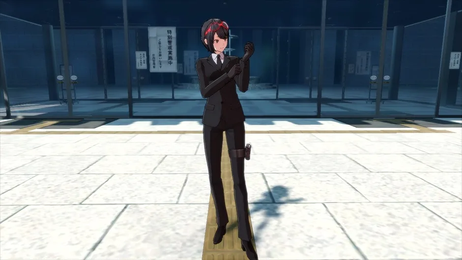 Кадър от Digimon Story: Time Stranger - Costume Public Safety Suit & Special Supplies Set