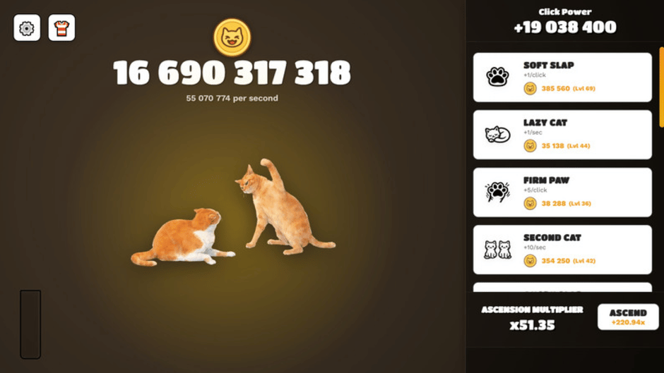 Cat Meme Clicker Screenshot