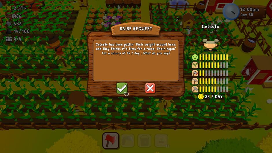 Screenshots Cozy Farm Manager