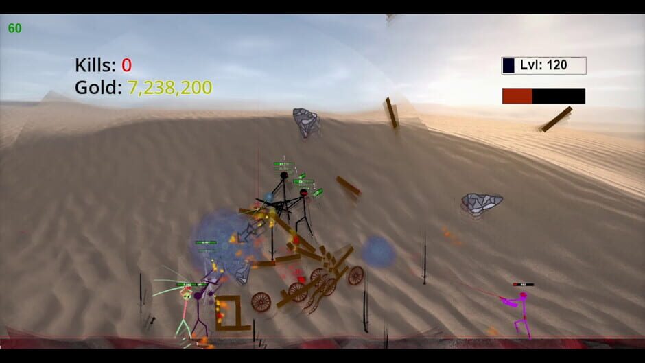 สกรีนช็อตจาก Stickman Physics Battle Arena (รูปที่ 15)