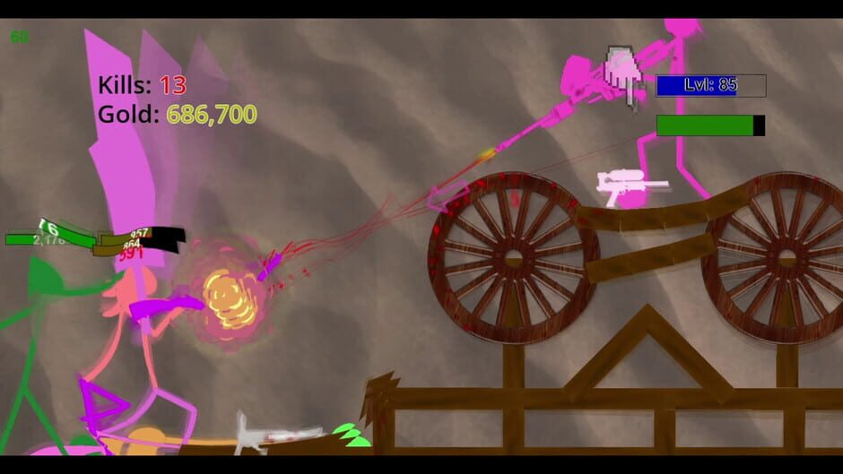 สกรีนช็อตจาก Stickman Physics Battle Arena (รูปที่ 25)