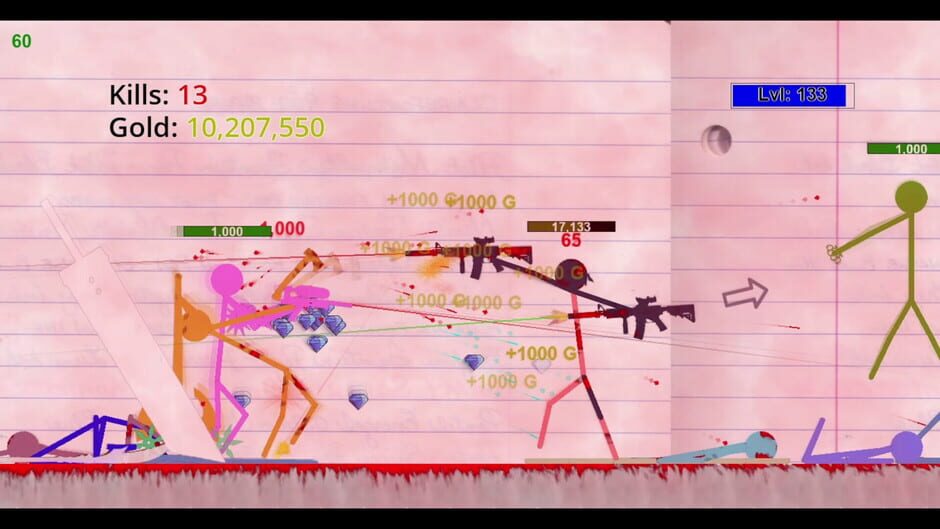 สกรีนช็อตจาก Stickman Physics Battle Arena (รูปที่ 13)