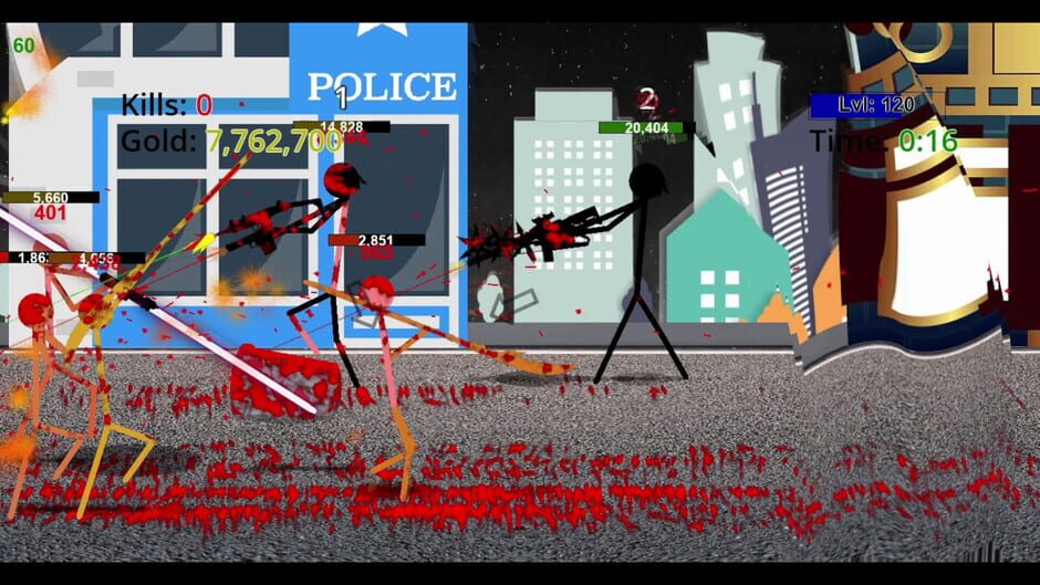สกรีนช็อตจาก Stickman Physics Battle Arena (รูปที่ 35)
