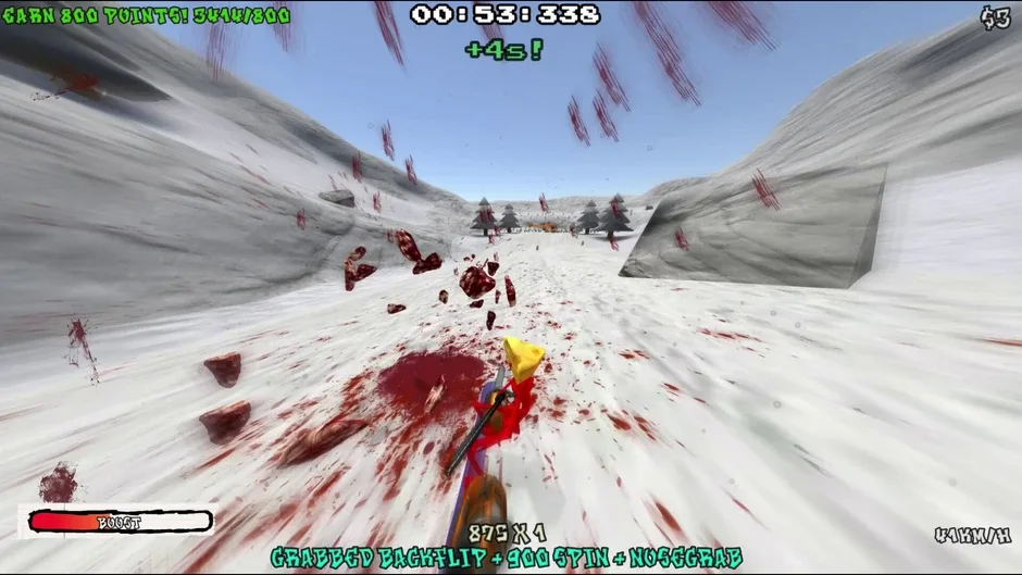 Кадър от Radical Zomboarding