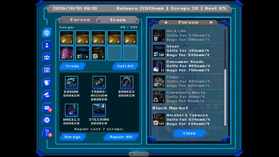 Screenshots Trucker 2056