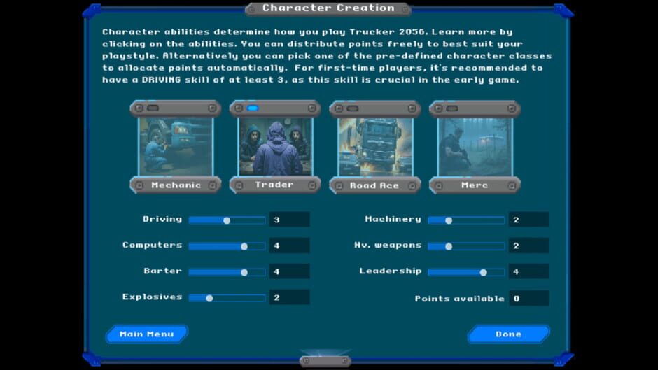 Screenshots Trucker 2056