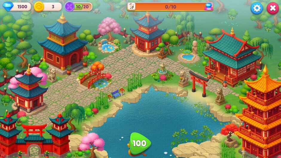 Screenshots Catjong 3: Purrl of the East