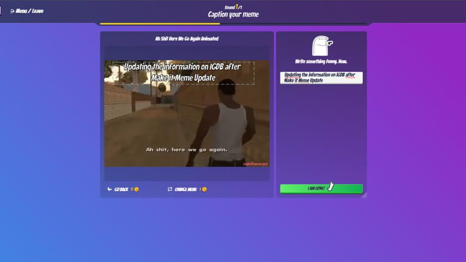 Capture de Make it Meme