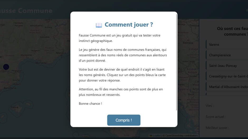 Fausse Commune screenshot