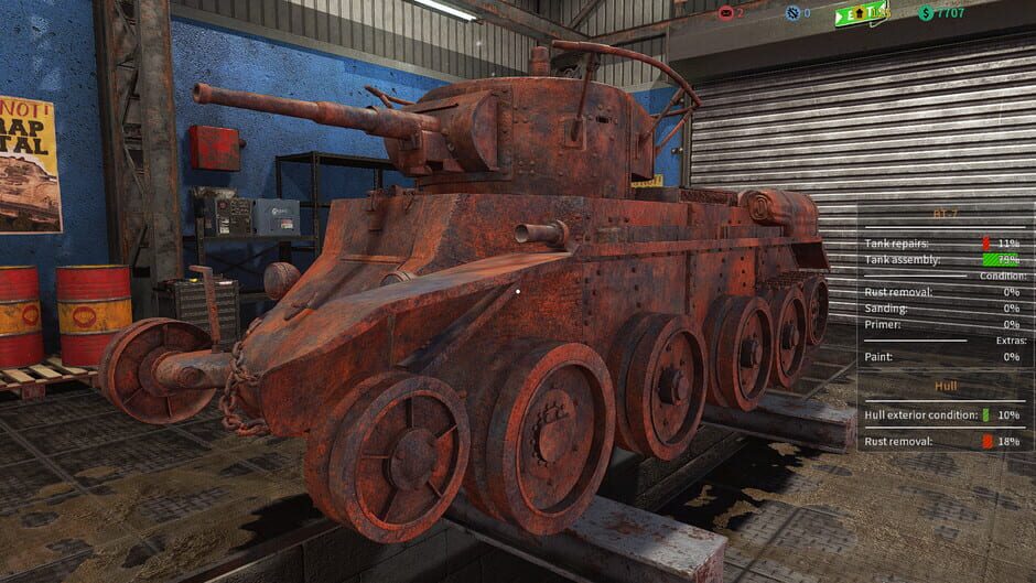 Tank Mechanic Simulator: First Supply DLC Screenshot