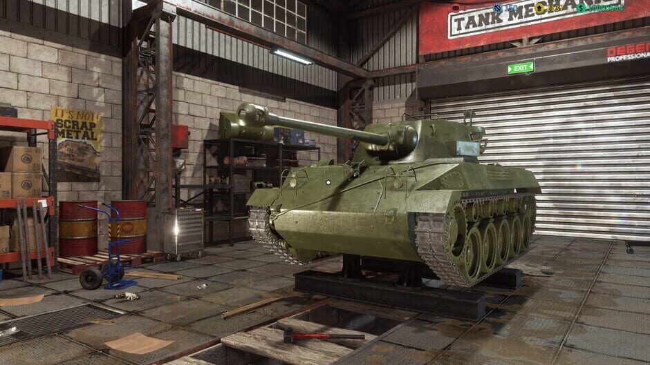 Tank Mechanic Simulator: First Supply DLC Screenshot