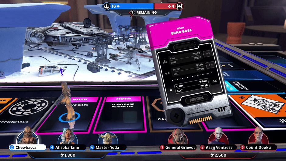 Monopoly: Star Wars Heroes vs. Villains Screenshot