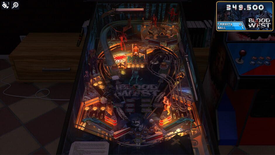 สกรีนช็อตจาก Zaccaria Pinball: Blood West Table Pack (รูปที่ 3)