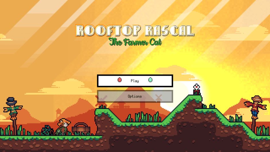Rooftop Rascal: The Farmer Cat Screenshot