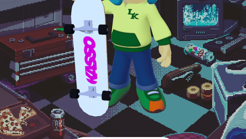 Kasso Gaiden: Escape from the Skaterverse Screenshot