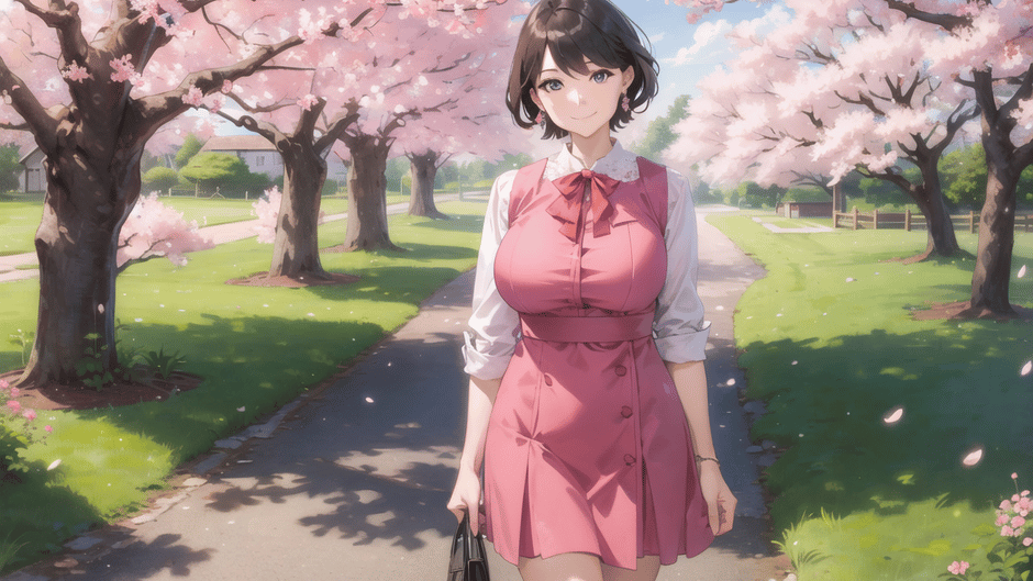 Anime Girls: Sakura Love Screenshot