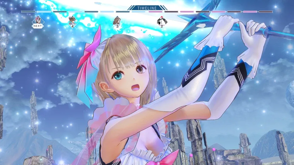Кадър от Blue Reflection Quartet