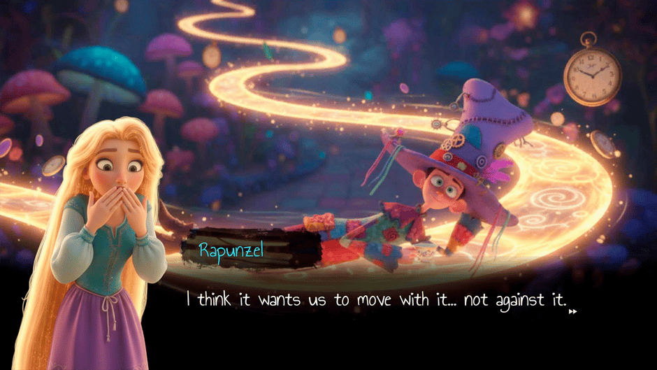 The Kingdom of the Golden Thread and the MadClocks Screenshot