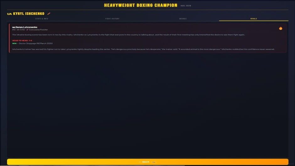 สกรีนช็อตจาก Sim: Heavyweight Boxing Champion (รูปที่ 13)