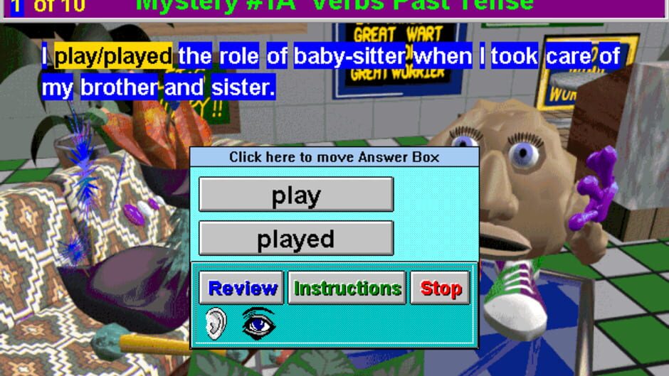 Spelvin Goolie, Private Eyeball screenshot