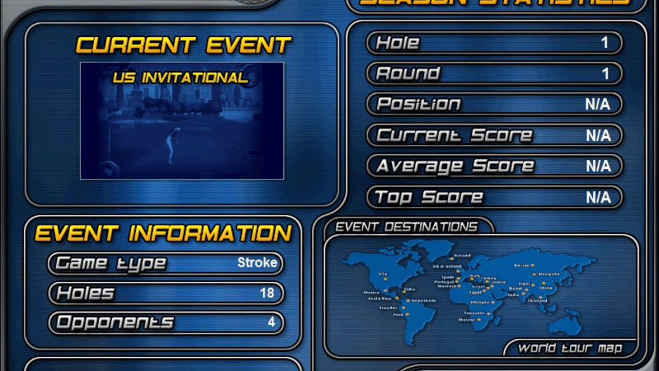 Impossible Golf: Worldwide Fantasy Tour Screenshot