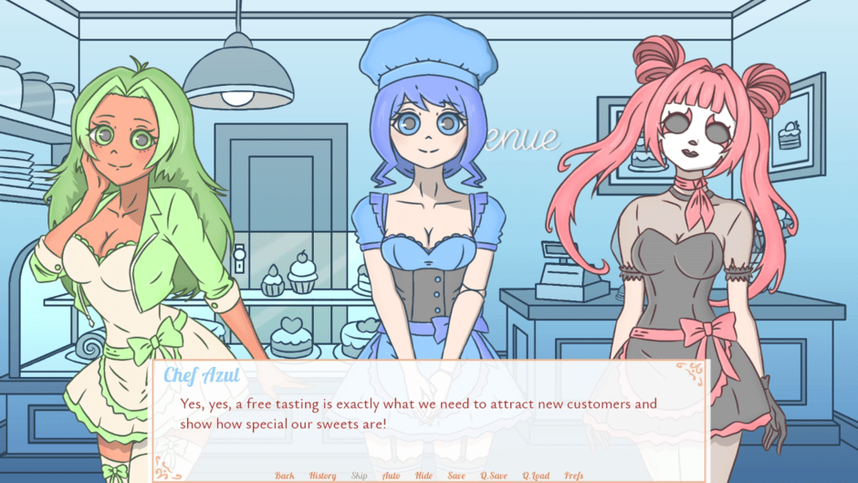 Three Misses Confectionery Screenshot