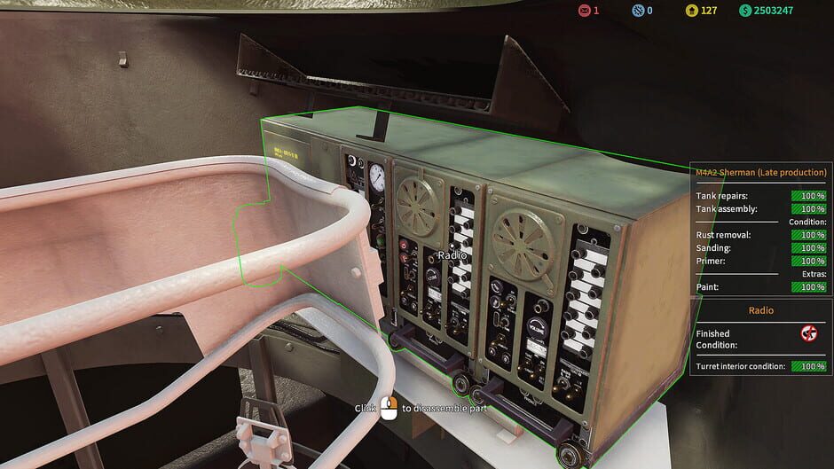 Tank Mechanic Simulator: Shermans DLC Screenshot