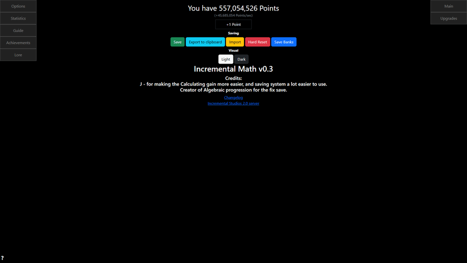 Incremental Math Screenshot
