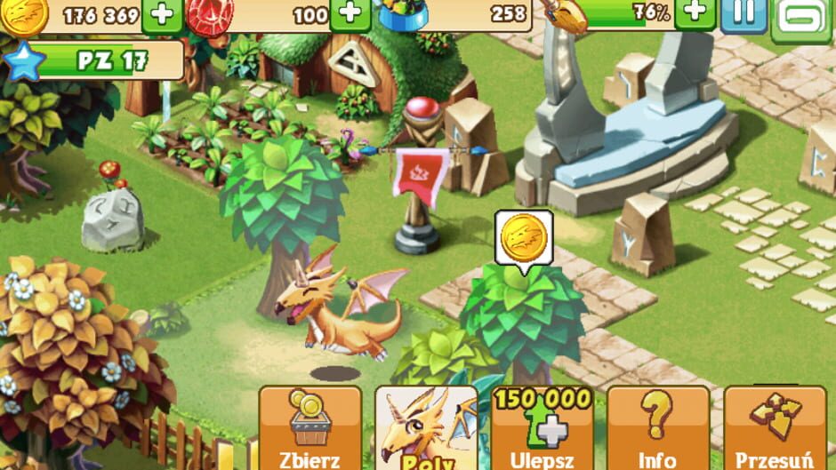 สกรีนช็อตจาก Dragon Mania (รูปที่ 5)