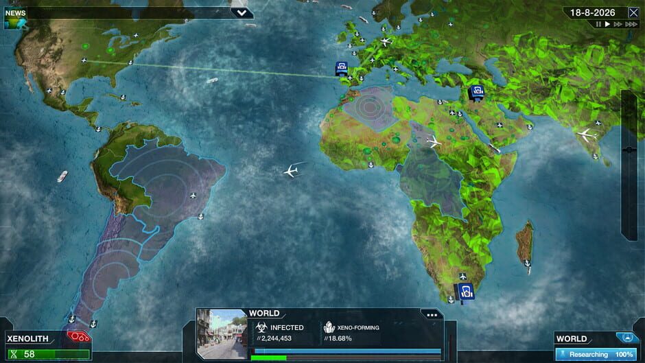Plague Inc: Aliens & Anti-Vaxxers Screenshot