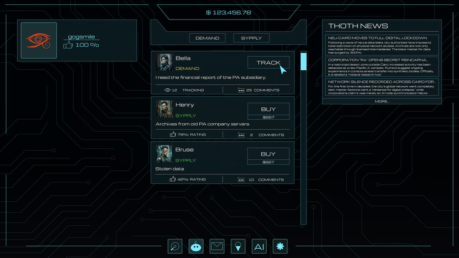 Data Trader Screenshot