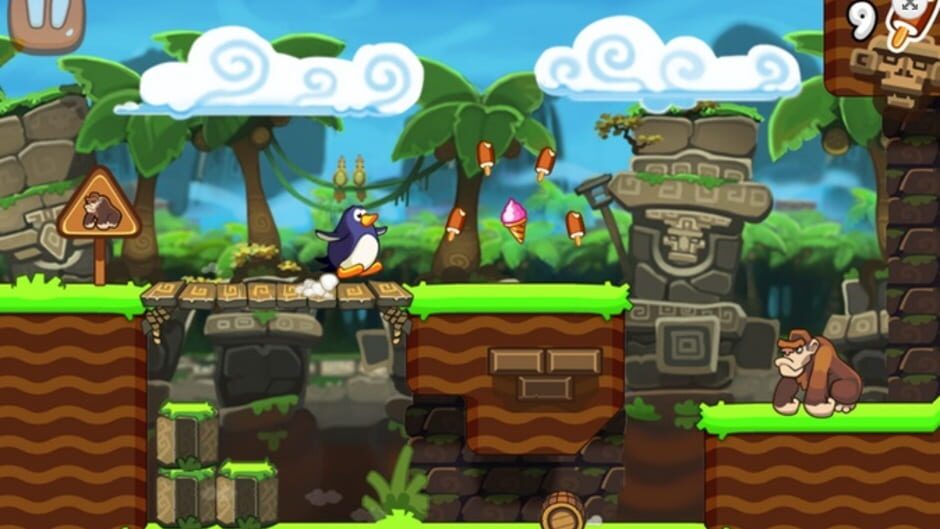 Hopping Penguin screenshot
