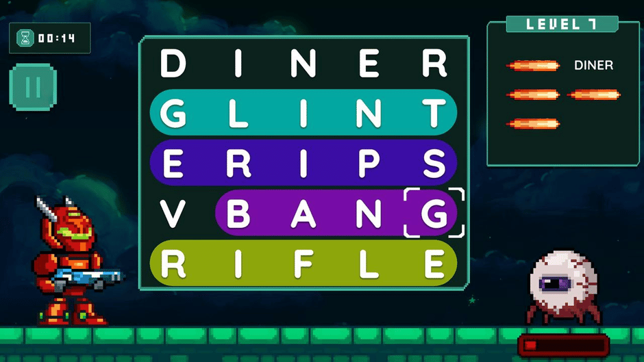 Word Quest Cyberpunk Screenshot