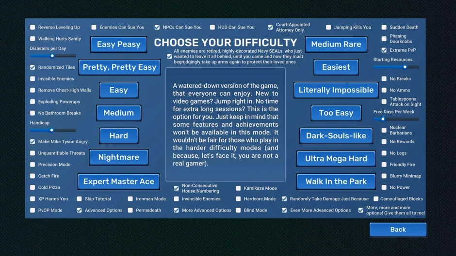 Кадър от Video Game Menu: The Game