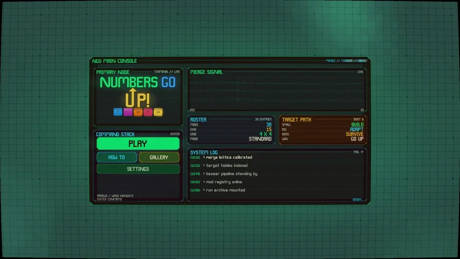 Кадър от Numbers Go Up