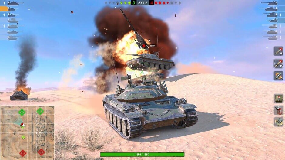 สกรีนช็อตจาก World of Tanks: Blitz (รูปที่ 3)