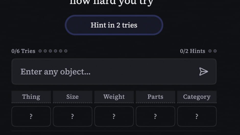 Thingdle screenshot