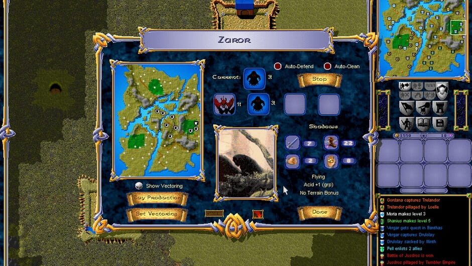สกรีนช็อตจาก Warlords III: Frontier (รูปที่ 3)