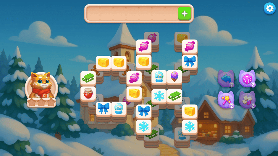 Catjong 2: Pawprints in the Snow Screenshot