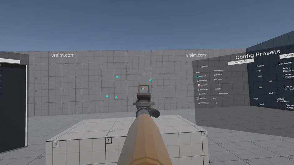 Кадър от VR AIM