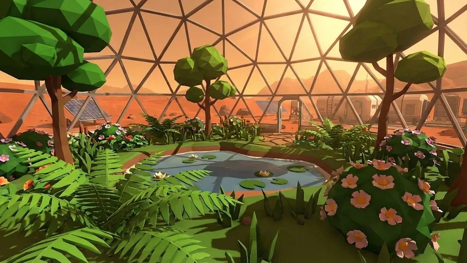 Кадър от Mars Colony Simulator