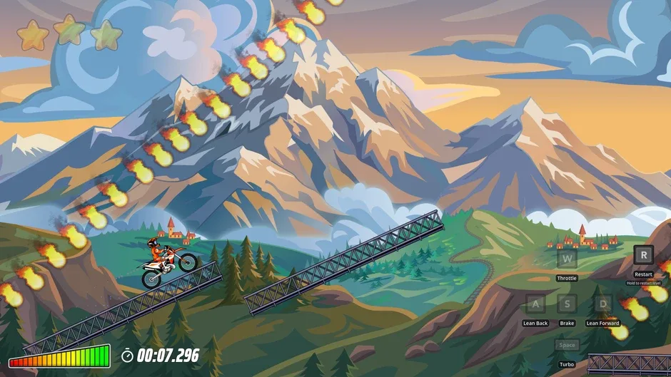 Screenshot de Moto Trial Turbo