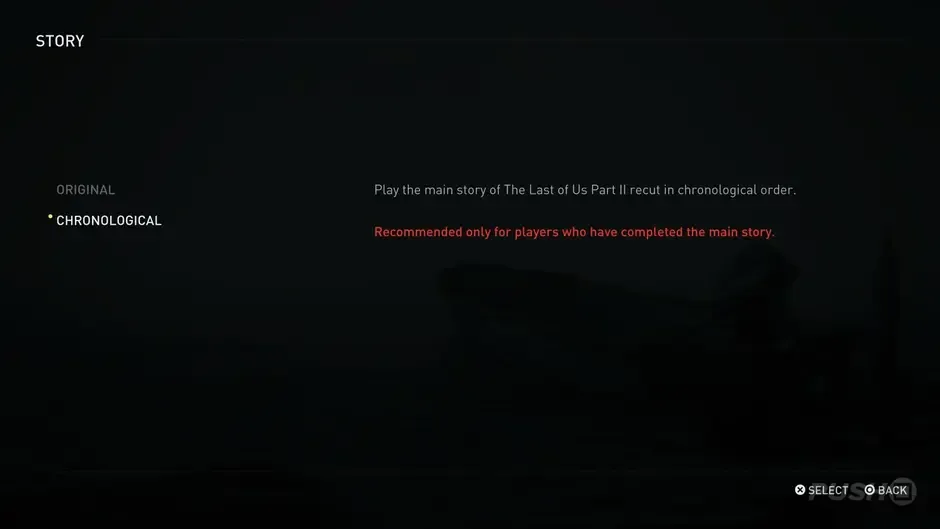 Screenshot 1 from The Last of Us Part II Remastered: Chronological Experience