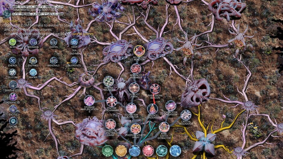 สกรีนช็อตจาก Mycelium Conquest (รูปที่ 12)