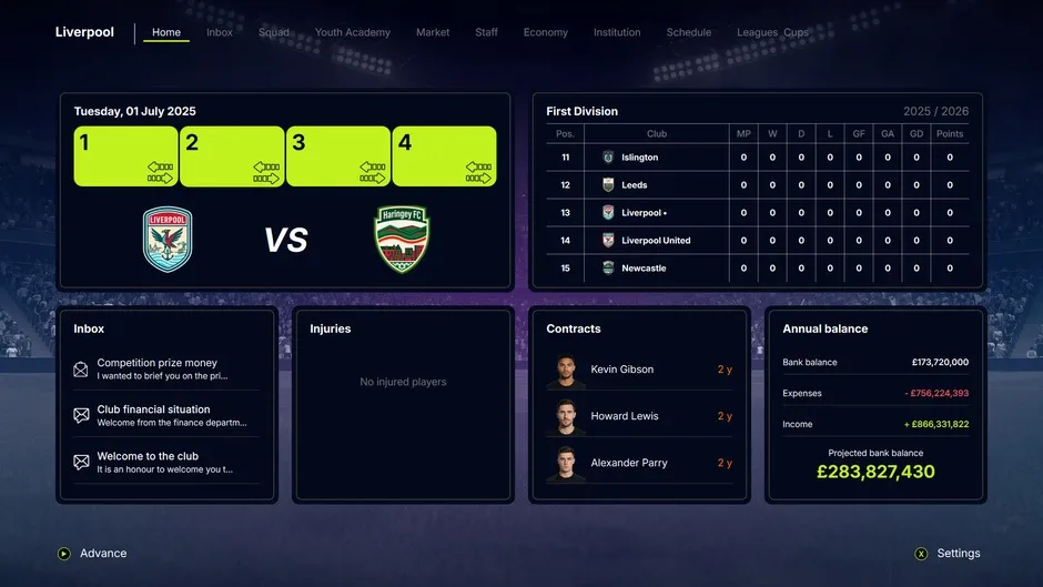 Кадър от FD 27: Direct Your Football Club