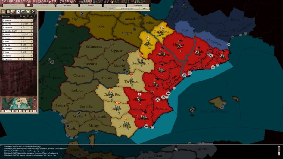 สกรีนช็อตจาก Kaiserreich: Legacy of the Weltkrieg (รูปที่ 2)